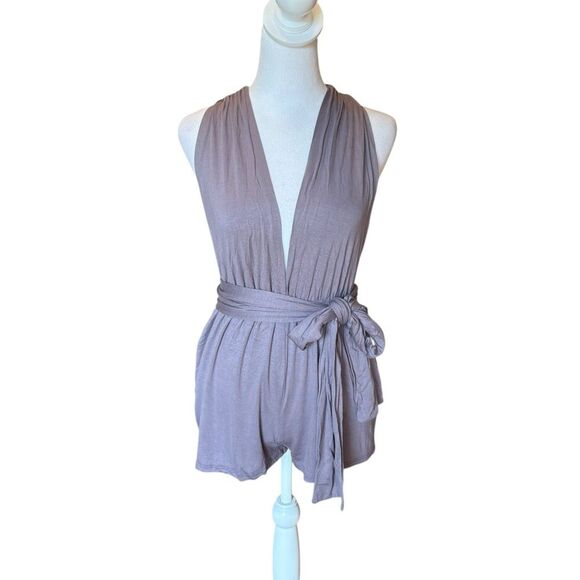Lulus Any Way You Want Me Dusty Purple Convertible Romper Womens Small New - Picture 5 of 13